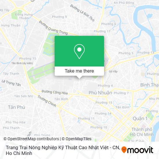 Trang Trại Nông Nghiệp Kỹ Thuật Cao Nhật Việt - CN map