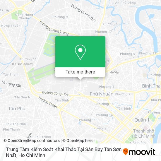 Trung Tâm Kiểm Soát Khai Thác Tại Sân Bay Tân Sơn Nhất map