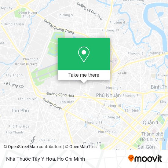 Nhà Thuốc Tây Y Hoa map