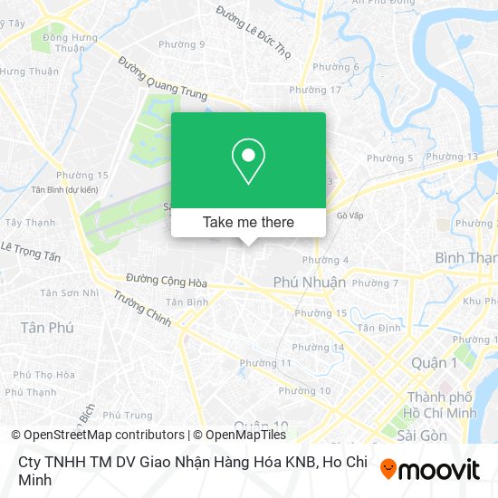 Cty TNHH TM DV Giao Nhận Hàng Hóa KNB map