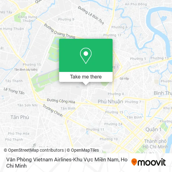 Văn Phòng Vietnam Airlines-Khu Vực Miền Nam map