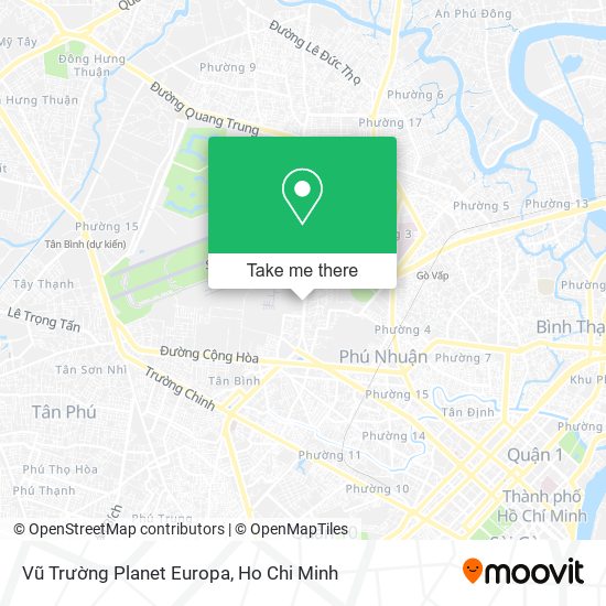 Vũ Trường Planet Europa map