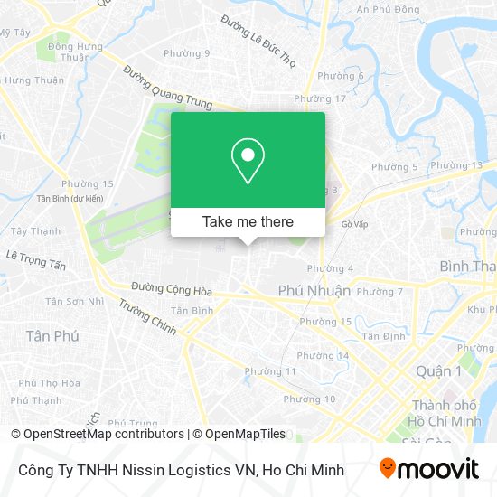 Công Ty TNHH Nissin Logistics VN map