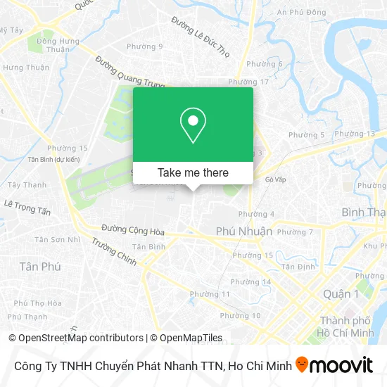 Công Ty TNHH Chuyển Phát Nhanh TTN map