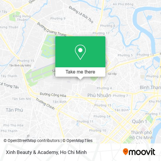 Xinh Beauty & Academy map