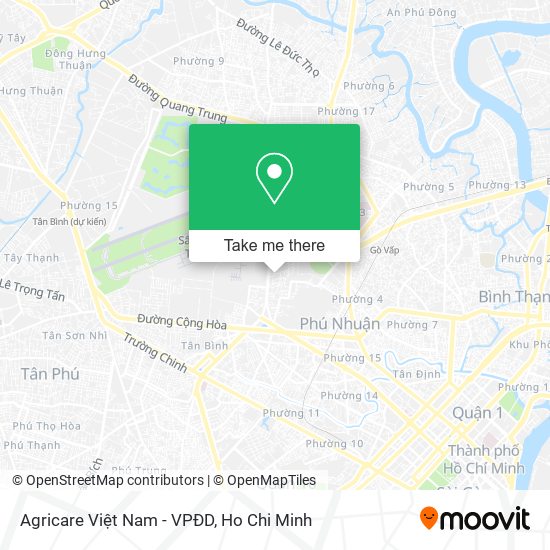 Agricare Việt Nam - VPĐD map