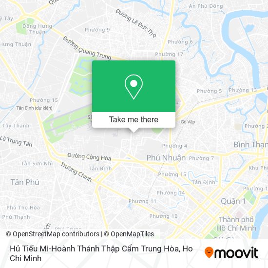 Hủ Tiếu Mì-Hoành Thánh Thập Cẩm Trung Hòa map