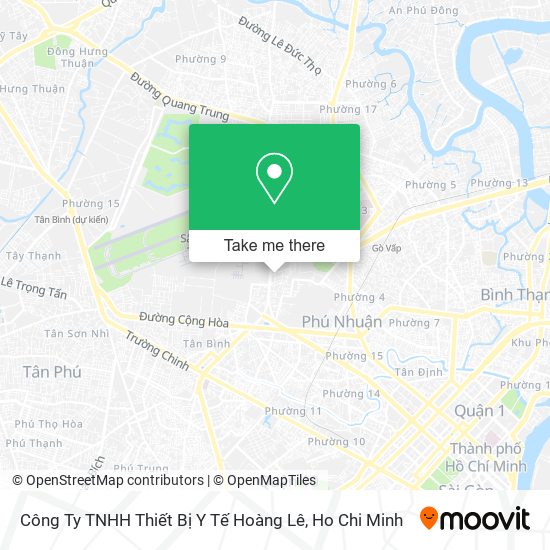 Công Ty TNHH Thiết Bị Y Tế Hoàng Lê map