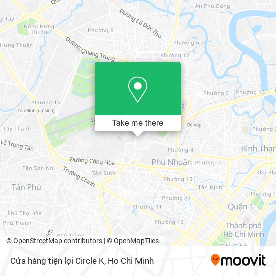 Cửa hàng tiện lợi Circle K map