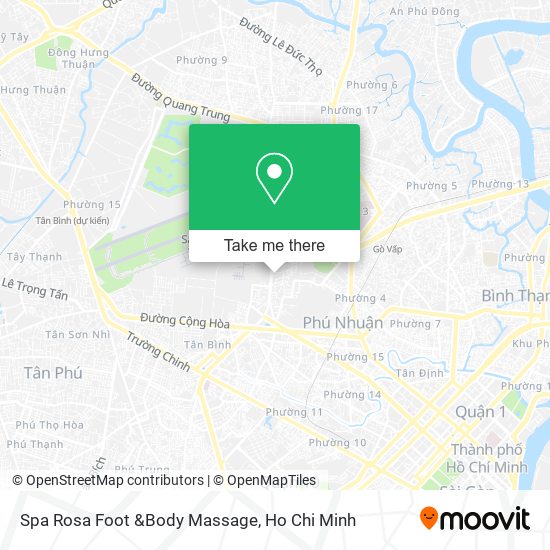 Spa Rosa Foot &Body Massage map