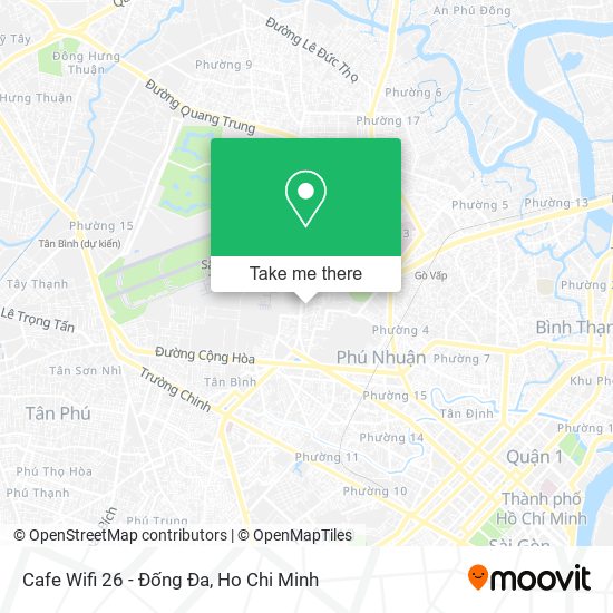 Cafe Wifi 26 - Đống Đa map