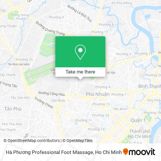 Hà Phương Professional Foot Massage map