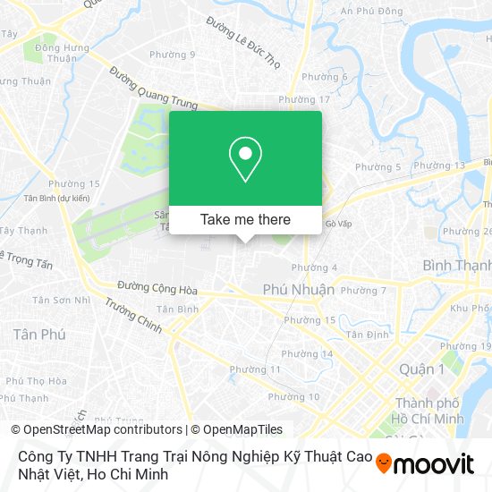 Công Ty TNHH Trang Trại Nông Nghiệp Kỹ Thuật Cao Nhật Việt map