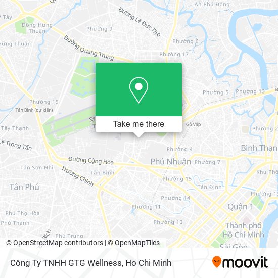 Công Ty TNHH GTG Wellness map