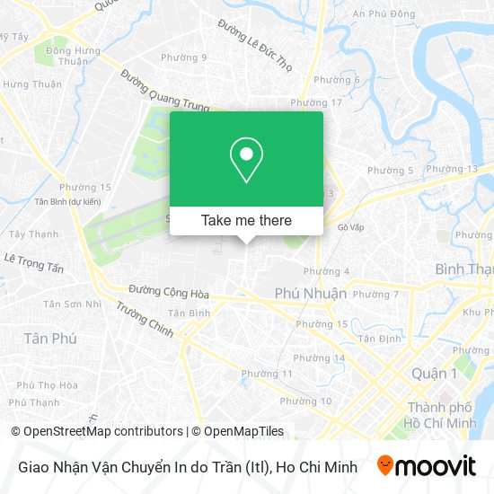 Giao Nhận Vận Chuyển In do Trần (Itl) map