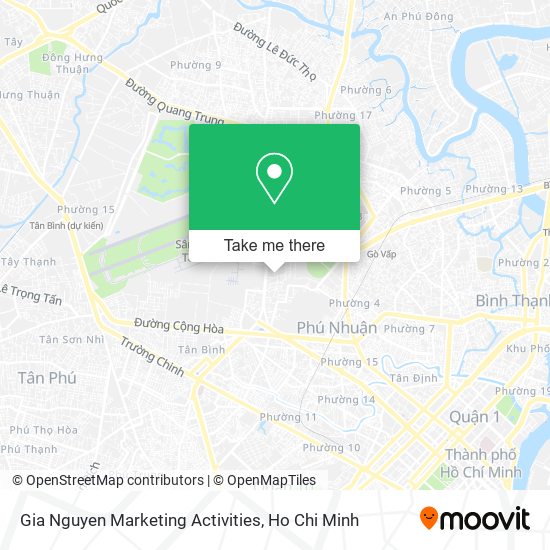 Gia Nguyen Marketing Activities map