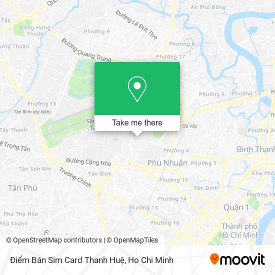 Điểm Bán Sim Card Thanh Huệ map