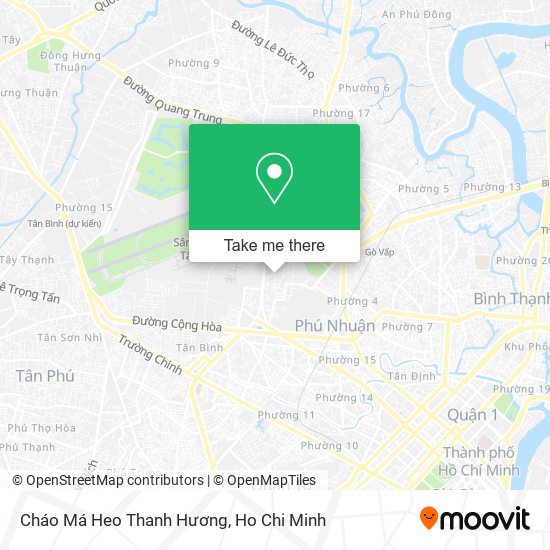 Cháo Má Heo Thanh Hương map