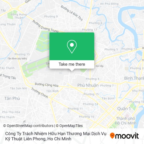 Công Ty Trách Nhiệm Hữu Hạn Thương Mại Dịch Vụ Kỹ Thuật Liên Phong map