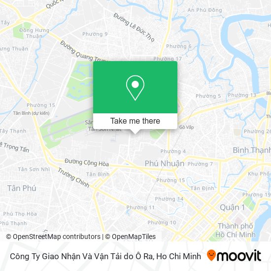 Công Ty Giao Nhận Và Vận Tải do Ô Ra map