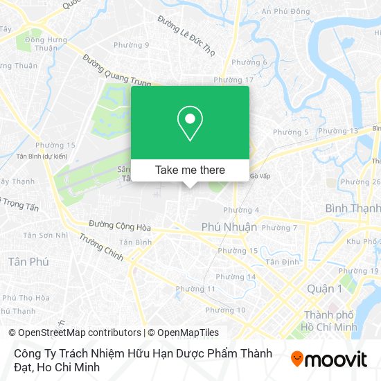 Công Ty Trách Nhiệm Hữu Hạn Dược Phẩm Thành Đạt map