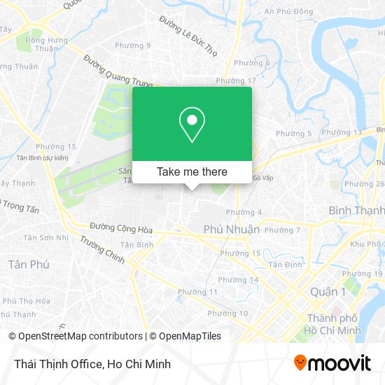 Thái Thịnh Office map
