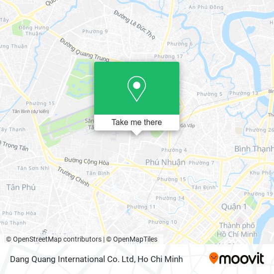 Dang Quang International Co. Ltd map