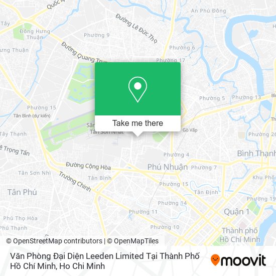 Văn Phòng Đại Diện Leeden Limited Tại Thành Phố Hồ Chí Minh map