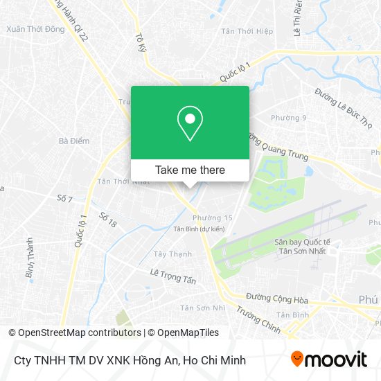 Cty TNHH TM DV XNK Hồng An map