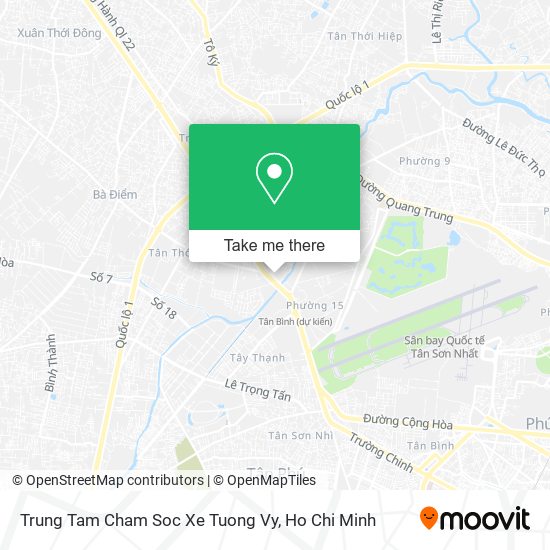 Trung Tam Cham Soc Xe Tuong Vy map