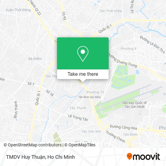 TMDV Huy Thuận map
