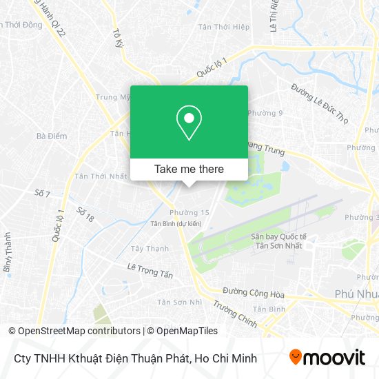 Cty TNHH Kthuật Điện Thuận Phát map