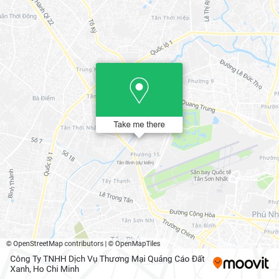 Công Ty TNHH Dịch Vụ Thương Mại Quảng Cáo Đất Xanh map