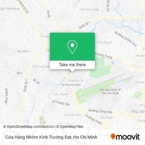 Cửa Hàng Nhôm Kính Trường Đạt map