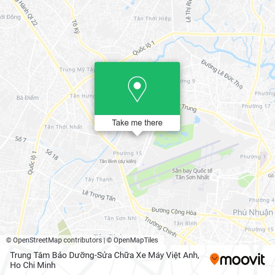 Trung Tâm Bảo Dưỡng-Sửa Chữa Xe Máy Việt Anh map