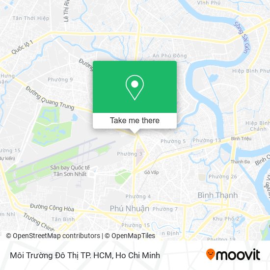 Môi Trường Đô Thị TP. HCM map