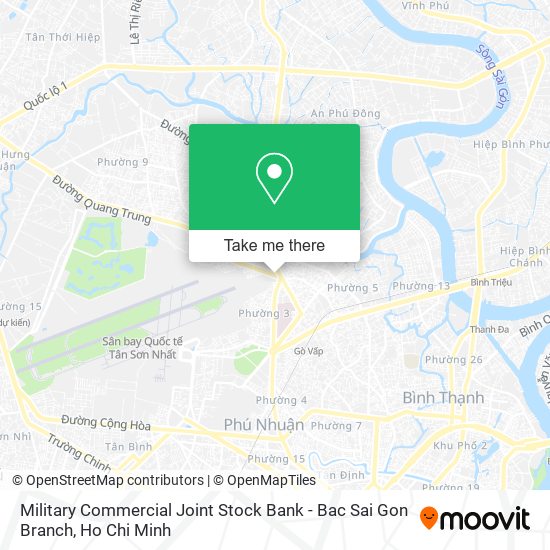 Military Commercial Joint Stock Bank - Bac Sai Gon Branch map