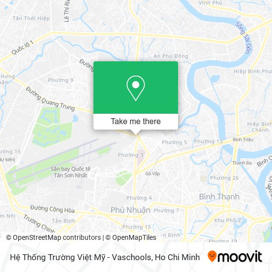 Hệ Thống Trường Việt Mỹ - Vaschools map