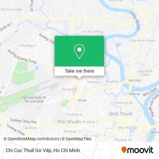 Chi Cục Thuế Gò Vấp map