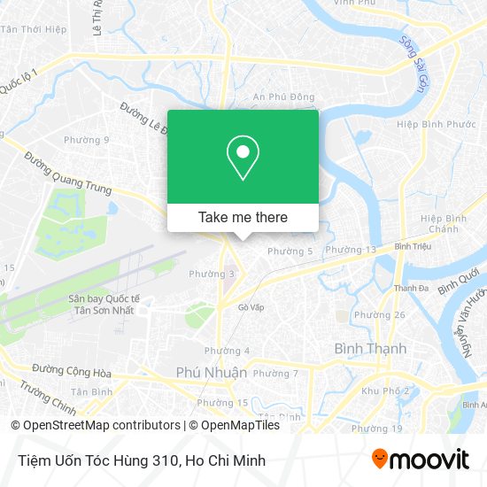 Tiệm Uốn Tóc Hùng 310 map