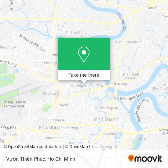 Vườn Thiên Phúc map