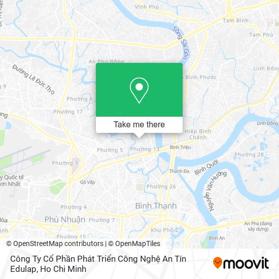 Công Ty Cổ Phần Phát Triển Công Nghệ An Tín Edulap map