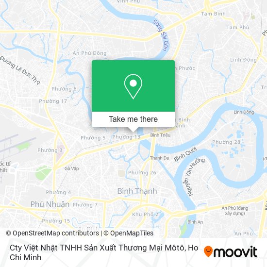 Cty Việt Nhật TNHH Sản Xuất Thương Mại Môtô map