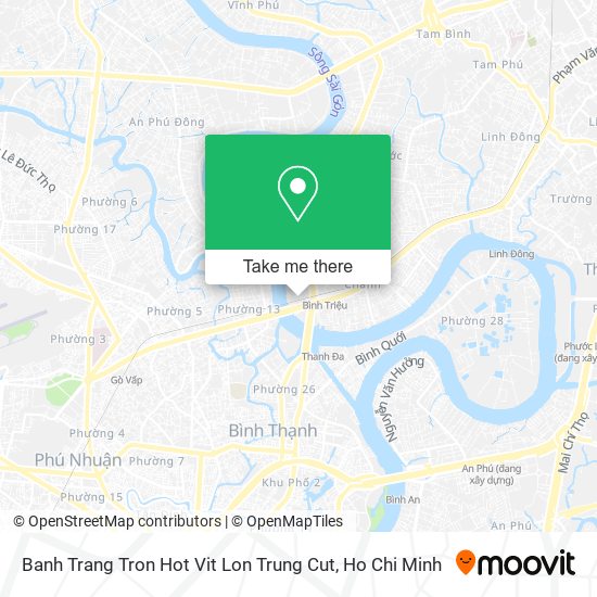 Banh Trang Tron Hot Vit Lon Trung Cut map