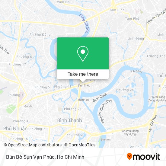 Bún Bò Sụn Vạn Phúc map