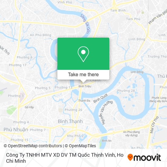 Công Ty TNHH MTV XD DV TM Quốc Thịnh Vinh map