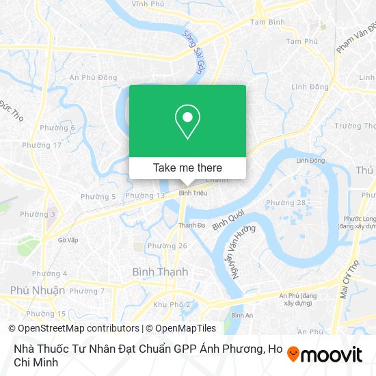 Nhà Thuốc Tư Nhân Đạt Chuẩn GPP Ánh Phương map