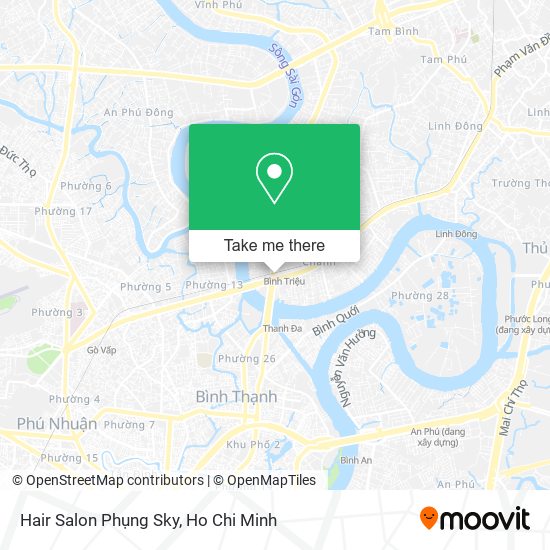 Hair Salon Phụng Sky map