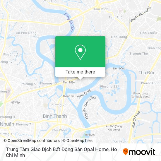 Trung Tâm Giao Dịch Bất Động Sản Opal Home map