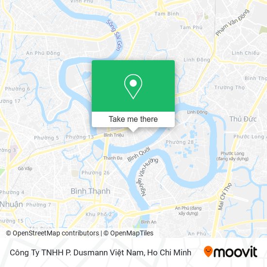 Công Ty TNHH P. Dusmann Việt Nam map